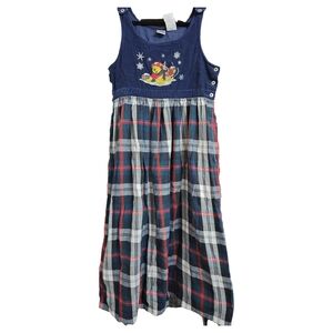 Vintage Corduroy Winnie The Pooh Christmas Dress